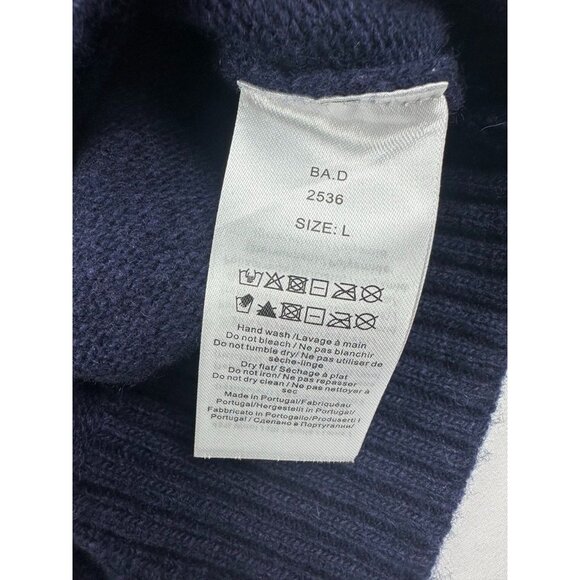 NWT Ganni Logo wool-blend sweater Women's size Large - Picture 9 of 12